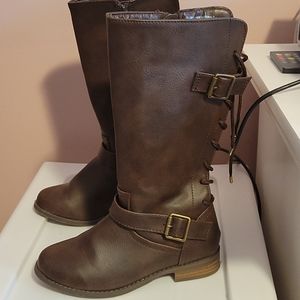 Lil' girls mid calf boots